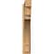 Ekena Millwork Merced Block Rough Sawn Outlooker, Western Red Cedar, 6"W x 30"D x 36"H OUT06X30X36MRC05RWR - alternate 3